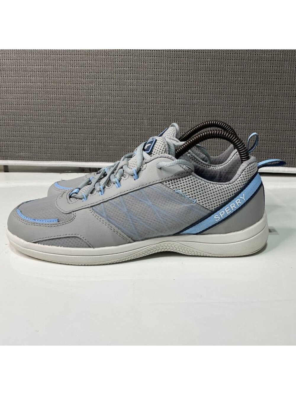 Sperry Women's Grey & Blue Athletic Shoes Size 10 Top-Sider Harbormaster 2.0